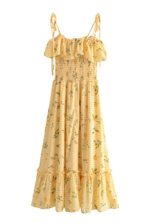 Pohodlné letní šaty Smocked Boho
