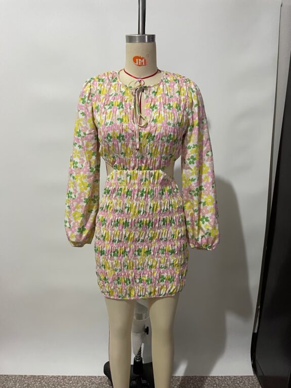 Stylish Boho Dress with Cutouts