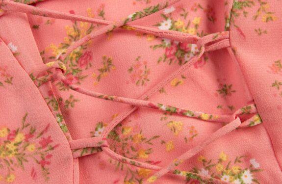 Stylish Pink Boho Dress Summer