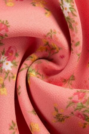 Floral Boho Midi Dress Pink