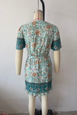 Elegantní boho šaty květinový tisk