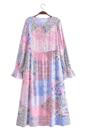 Boho Printed Tassel Dress Collection