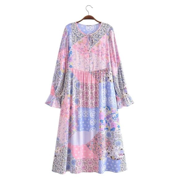 Boho Printed Tassel Dress Collection