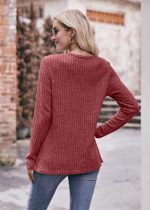 Women's Casual Boho Button Top