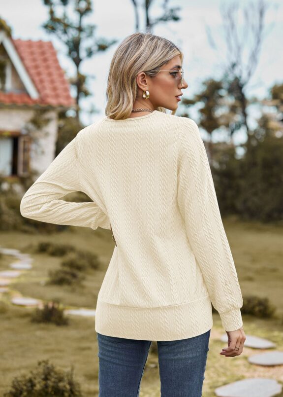 Trendy Loose-Fit Boho Pullover