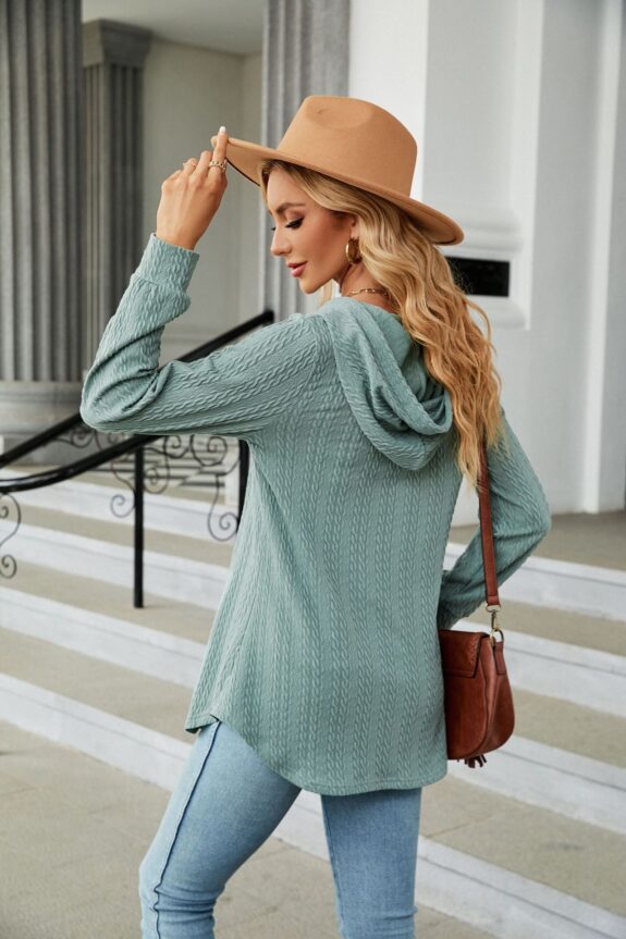 Boho Hooded Sweater for Women