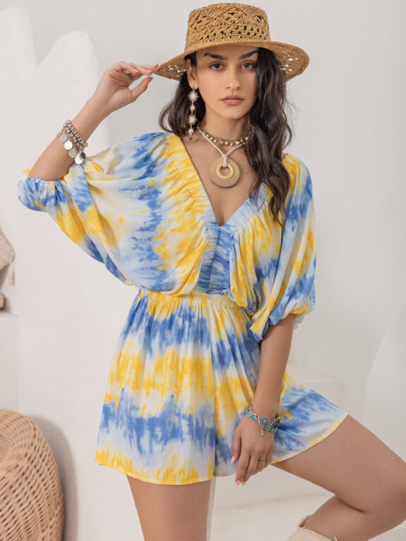 Sexy Backless Multicolor Women Rompers - Image 6