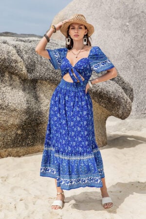 Soft Flowing Bohemian Dress Elegance