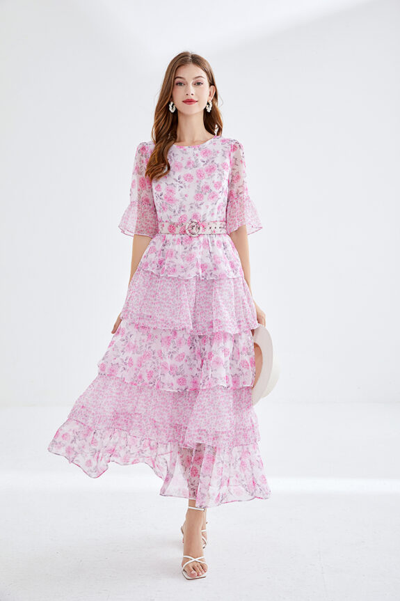 Dámské šaty Boho Cake Dress se šňůrkami