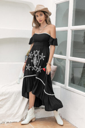 Women’s Boho Tube Top Dress