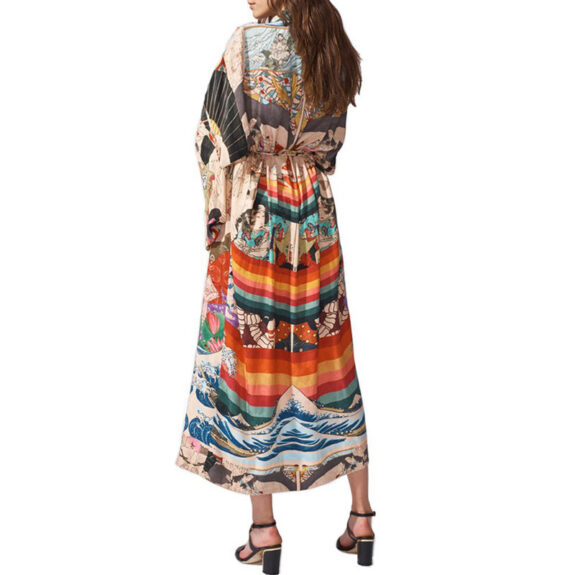 Çabuk Kuruyan Boho Kimono Hırka