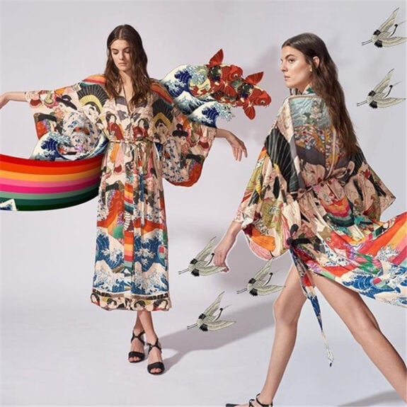 Eşsiz Boho Kimono Güneş Koruması