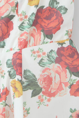 Boho Floral Summer A-Line Dress