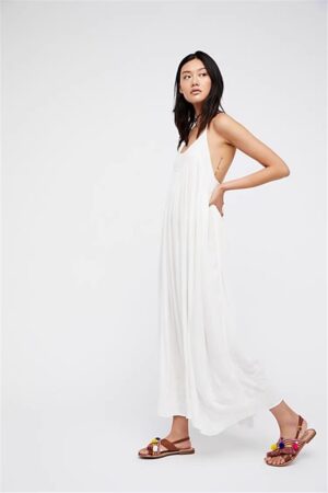 Unique Embroidered Casual Boho Dress