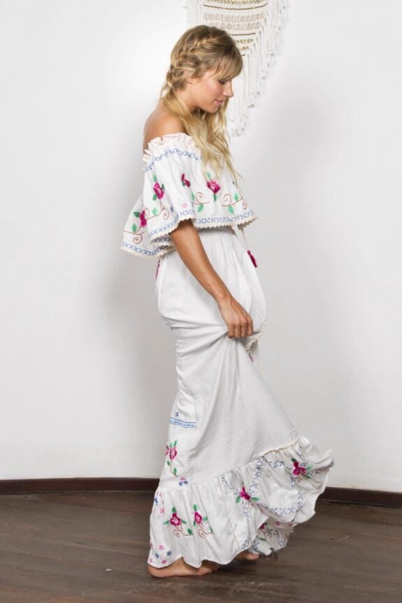 Gorgeous Embroidered Goddess Dress - Image 2