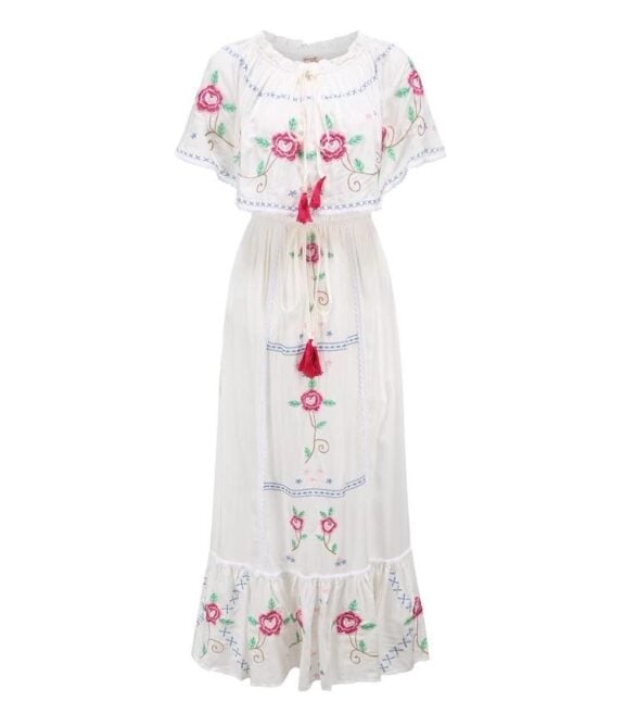 Gorgeous Embroidered Goddess Dress - Image 8