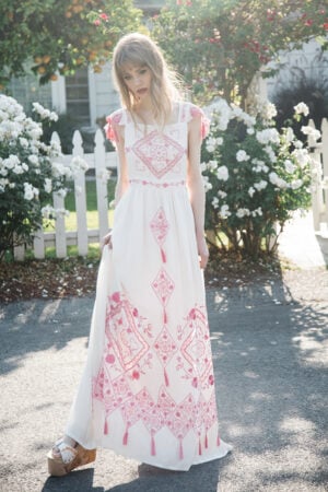 Stylish Hollow Backless Boho Dress