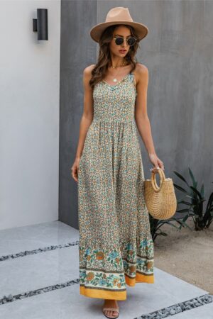 Stylish Summer Boho Dress Floral