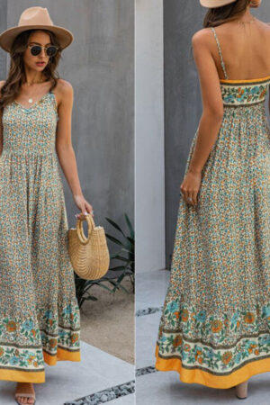 Vibrant Boho Dress for Vacations