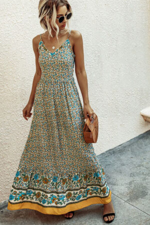 Stylish Summer Boho Dress Floral