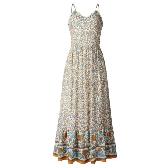 Comfy Floral Boho Maxi Dress