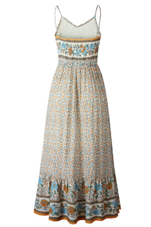 Vibrant Boho Dress for Vacations