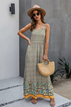 Stylish Summer Boho Dress Floral