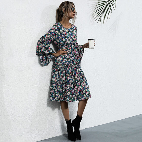 Autumn Boho Dress for Women