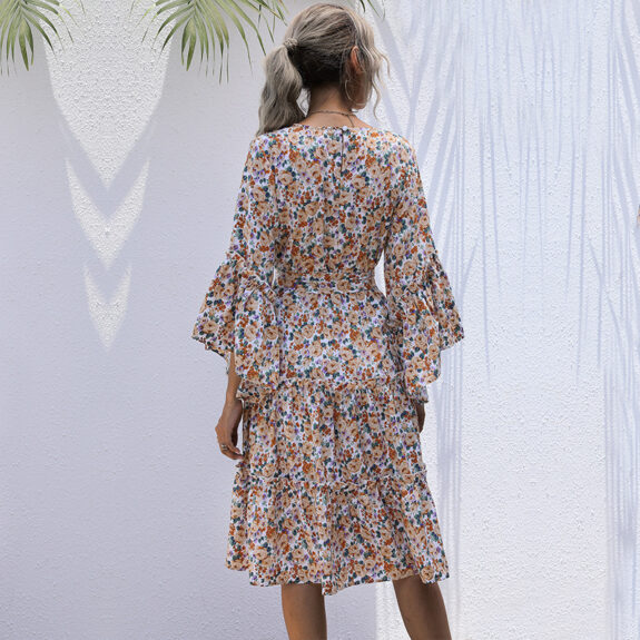 Flowy Boho Dress with Sleeves