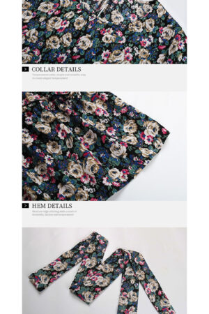 Comfortable Floral Boho Dress