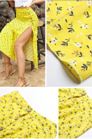 Chic Boho Midi Skirt Design