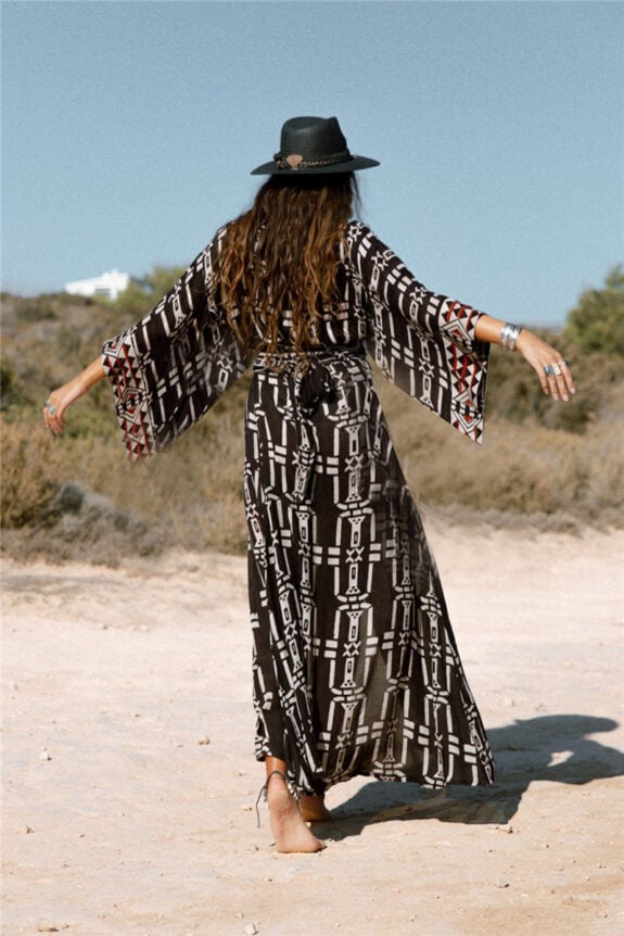 Stylish Boho Kimono Sun Protection