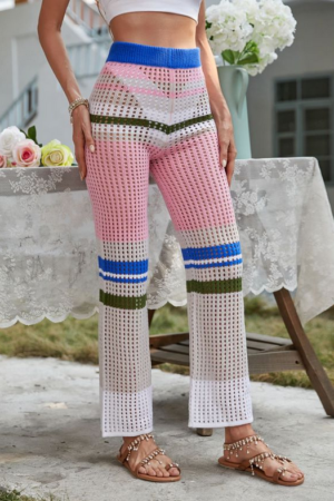 Trendy Kroşe İspanyol Paça Pantolon Stilleri