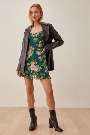 Boho šaty se zavazovacími popruhy A-Line