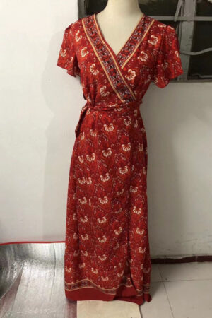 Flowing Boho Dress for Summer