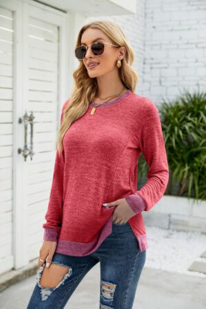 Stylish Multicolor Boho Pullover Top