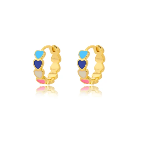 Anting Hati Berlapis Emas