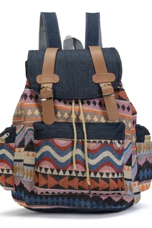 Stylish Women’s Boho Schoolbag Backpack