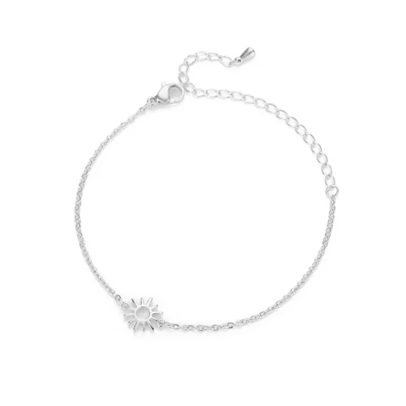 Boho Sun Pendant Bracelet Charm