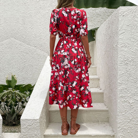 Chic Boho Split Dress Style