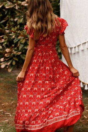 Casual Ruffled Boho Dress Style
