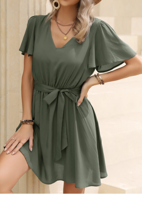 Robe élégante en dentelle boho pour femmes