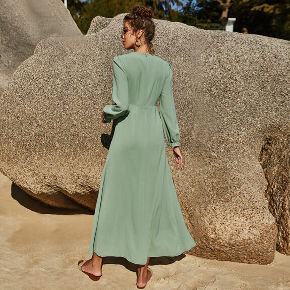 Casual Long Sleeve Boho Dress