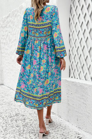 Lässiges Boho-Kleid für den Frühling