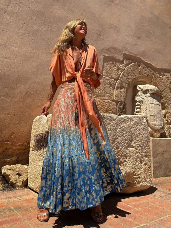 Elegant Boho Fashion Flare Skirt