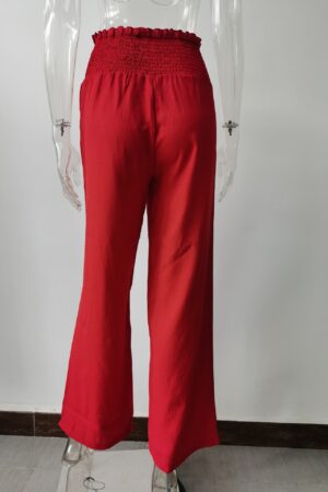 Stylish Maroon Flare Pants Women