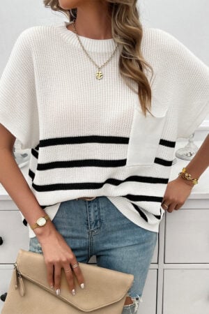 Stylish Boho Sweater with Pocket