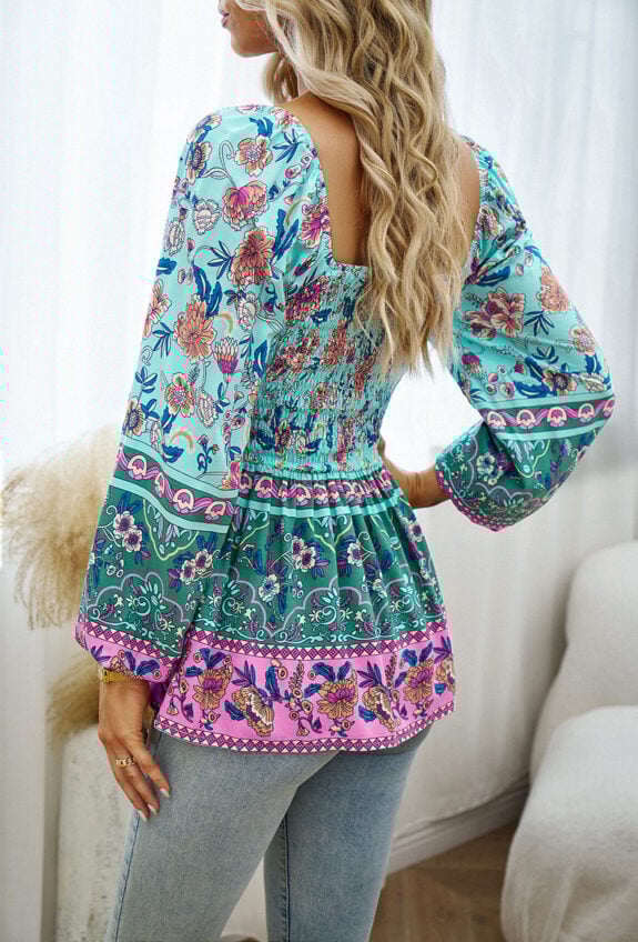 Lightweight Boho Tunic Casual Top