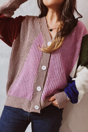 Winter Chic Asymmetric Stitching Sweater