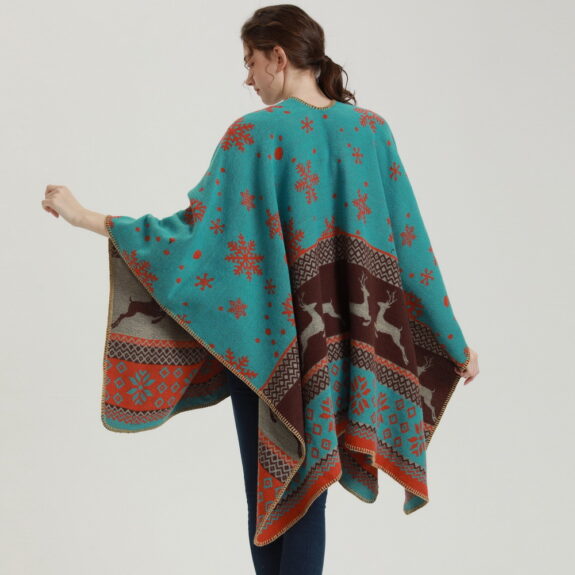 Boho Cashmere Split Scarf